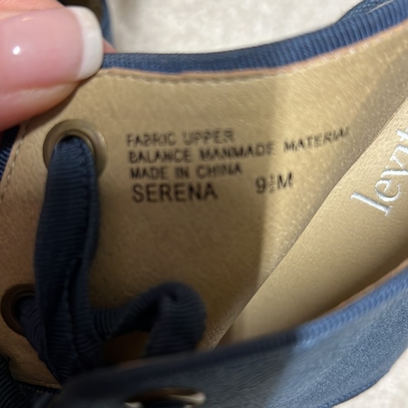 Levity Denim Blue platform shoes - Picture 7 of 8